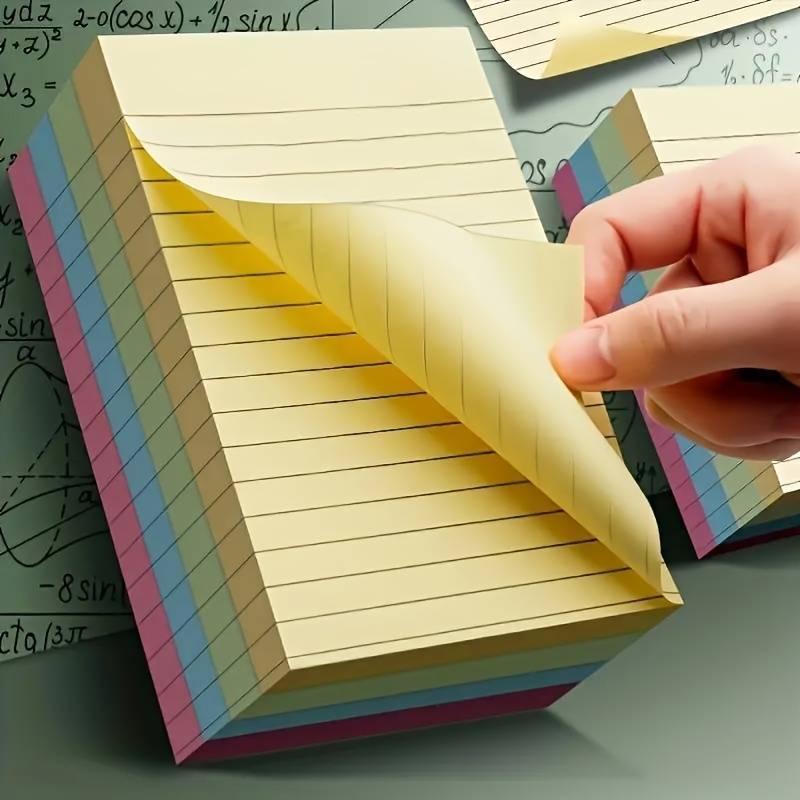 200-Sheet Sticky Notes Pad with 4 Color Options, Easy to Post and Remove, Ideal for Office, Home, and School Use