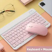 Image of the Ultra-Slim Wireless Keyboard and Mouse Set with a sleek design.