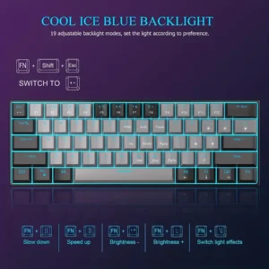 Image of the MageGee 60% Mechanical Keyboard