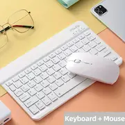 Image of the Ultra-Slim Wireless Keyboard and Mouse Set with a sleek design.